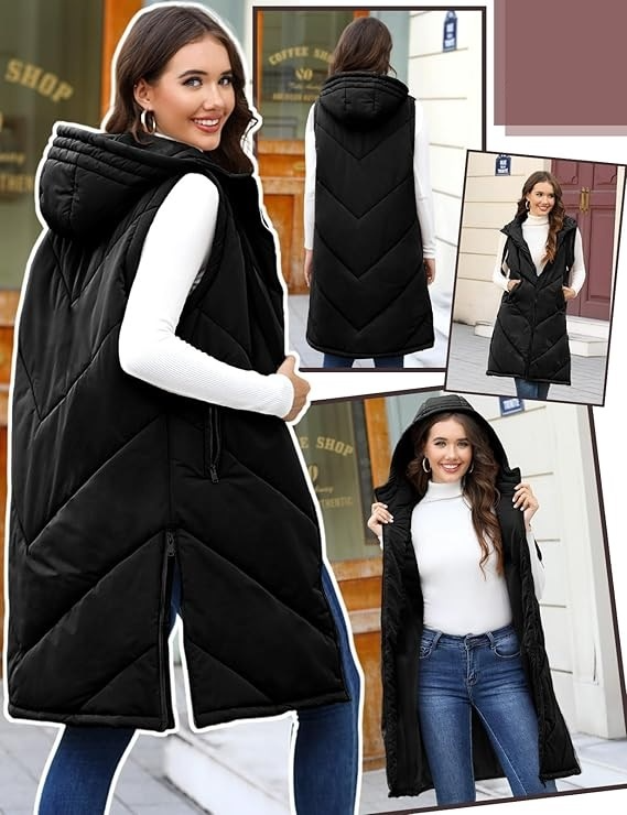 frugalfreebies's tweet photo. Long Sleeveless Hooded Puffer Jacket
Save 50% at checkout / PLUS: Up to 8% off if you qualify
Amazon: https://t.co/aIOaeIonBn (ad)

#WinterLayers #CozyAndFunctional #ColdWeatherChic #LayeredLooks #OutdoorVibes #WarmAndStylish https://t.co/OTHdhGoetz