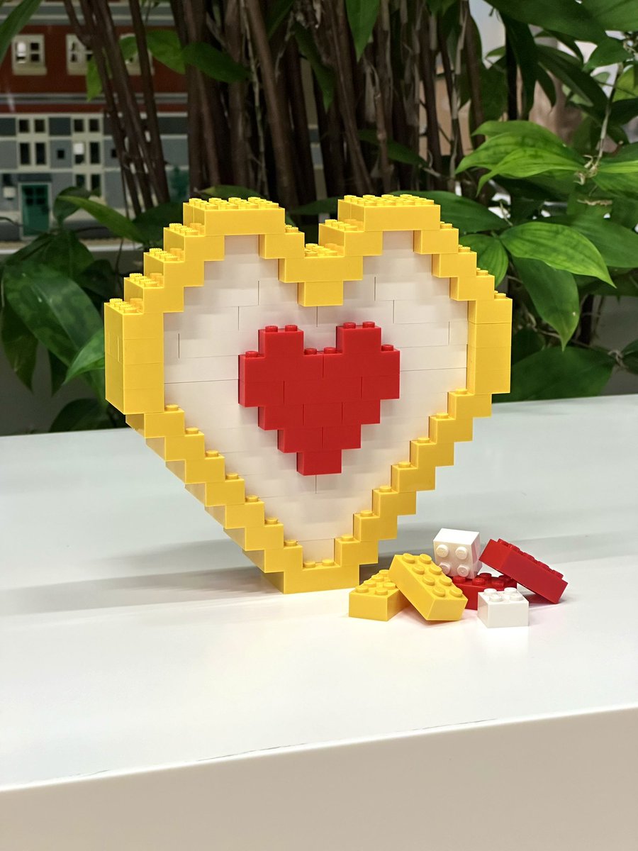 For every homemade heart shared with #BuildToGive this holiday season, the LEGO Group will donate a LEGO set to a child in need of play ❤️💛 What are you waiting for, it's time to Build to Give!

#LEGO <a href="/LEGO_Group/">LEGO</a>