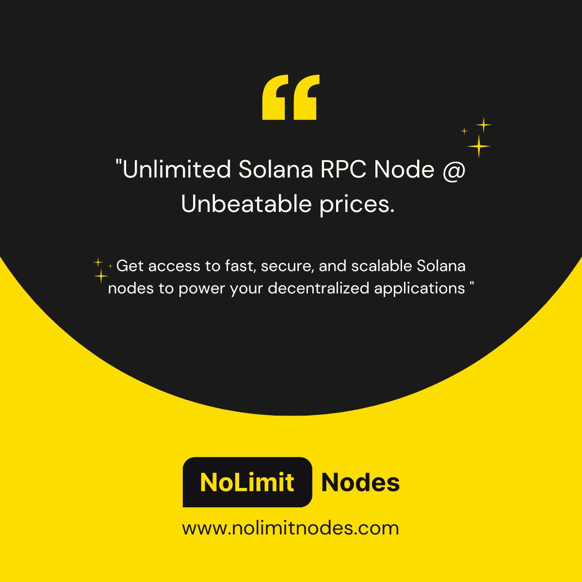nolimitnodes's tweet photo. Unlimited Solana RPC Node Power for High-Performance Blockchain Development!
Get access to fast, secure, and scalable Solana nodes to power your decentralized applications. 

https://t.co/Zz4UP6bn0Q

#Solana #Blockchain #Web3 #DAppDevelopment
#NoLimitNodes https://t.co/tGk4M5O5lR
