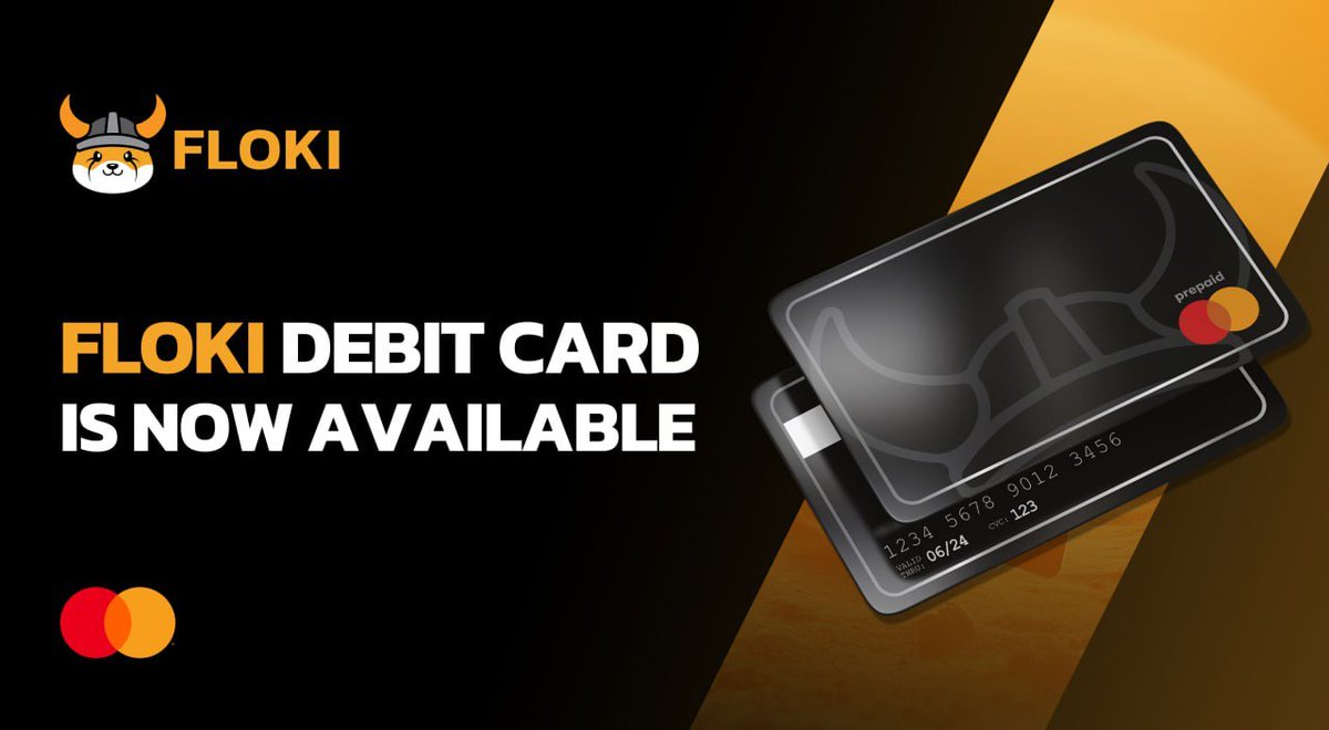 FLOKI DEBIT CARD IS NOW AVAILABLE

The Floki Debit Card is officially live, allowing users to spend their crypto assets at millions of merchants worldwide that accept VISA or Mastercard.

Key Features:
- 0% transaction fees
- 0% exchange rate fees
- Support for 8+ blockchain