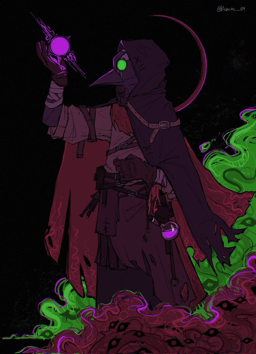 KEMON_09's tweet image. Long time no see(To reflect on my painting style and skills)🎨Now I brought Crackpot here,hope you like it!
#madnesscombat
#madnesscombatfanart