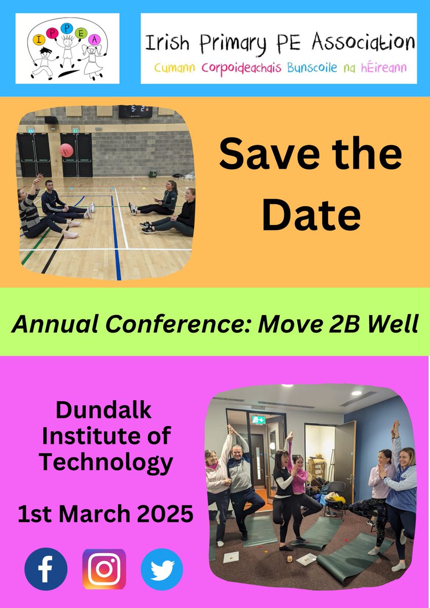 ⭐️Save the Date! ⭐️
We are delighted to announce that the IPPEA conference 2025 will take place on 1st of March in Dundalk Institute of Technology! More details to follow soon!