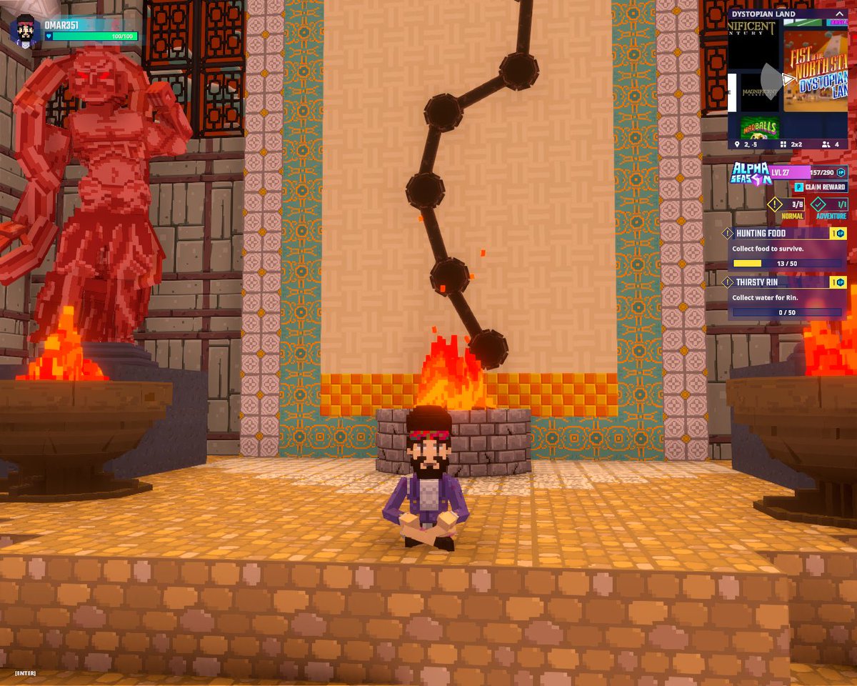Omar_Al351's tweet photo. Exploring the mystical Temple Hall in Dystopian Land in @TheSandboxGame. Ancient secrets or future tech? You decide! 🏛️🔮 https://t.co/JnnoKLx6rP #TheSandbox #AlphaSeason4 #AS4SocialChallenge https://t.co/A1UlCTLa5X