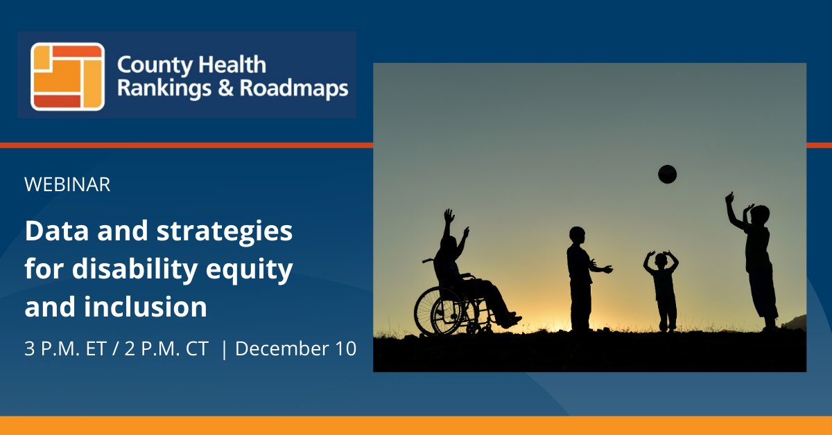 UWiscPHI (@uwiscphi) on Twitter photo Join our <a href="/CHRankings/">County Health Rankings & Roadmaps</a> program tomorrow for a webinar with strategies to center people with disabilities. The discussion starts at 2 p.m. CT: uwmadison.zoom.us/webinar/regist⦠Join our <a href="/CHRankings/">County Health Rankings & Roadmaps</a> program tomorrow for a webinar with strategies to center people with disabilities. The discussion starts at 2 p.m. CT: uwmadison.zoom.us/webinar/registā¦