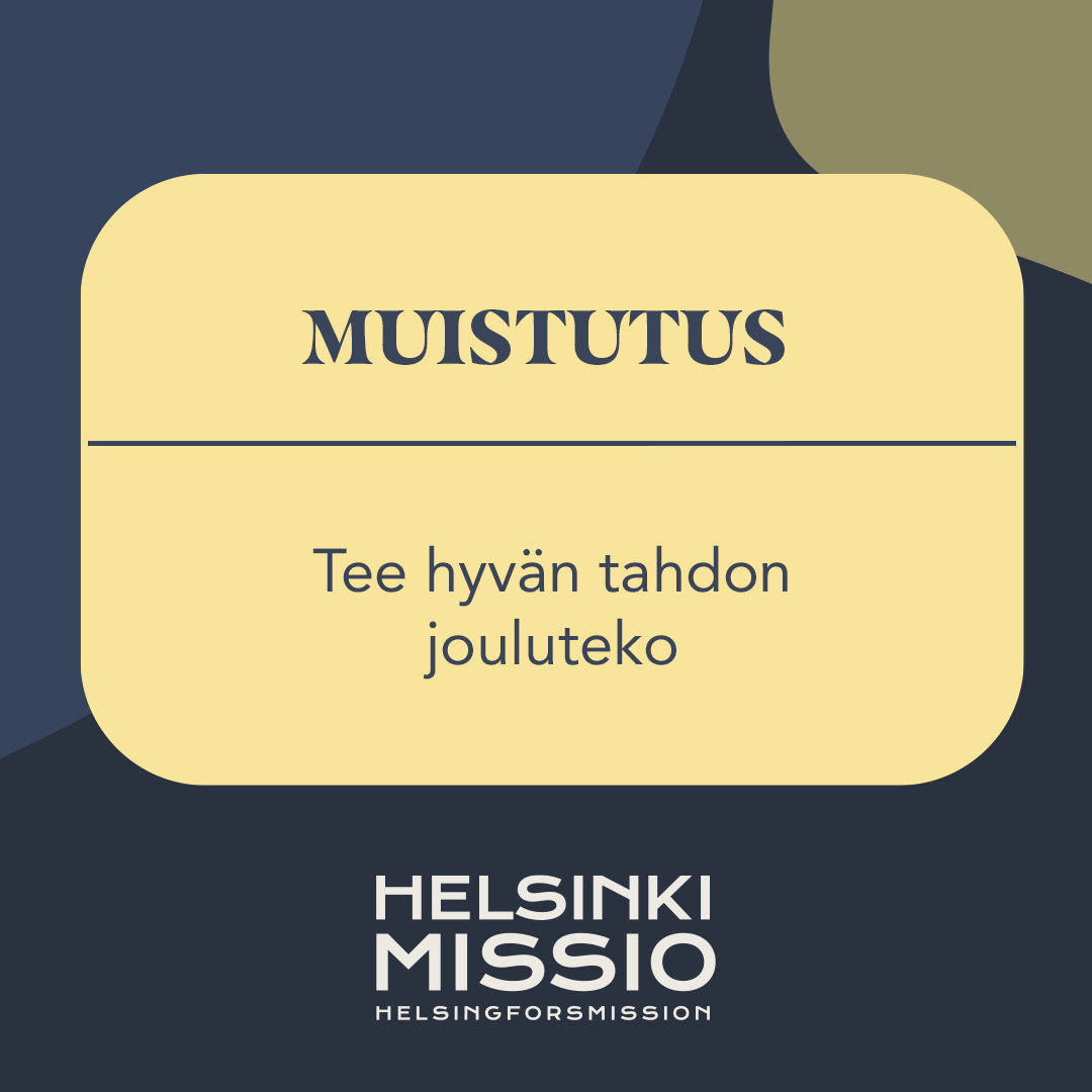Pienikin teko vähentää yksinäisyyttä – erityisesti joulun aikaan. Mikä on sinun hyvän tahdon joulutekosi tänä vuonna? 💛✨

Jaa kuva ja levitä sanomaa. #yhdessäyksinäisyysvoitetaan #lähdepäivä
<a href="/Lahde_liike/">Lähde</a>
