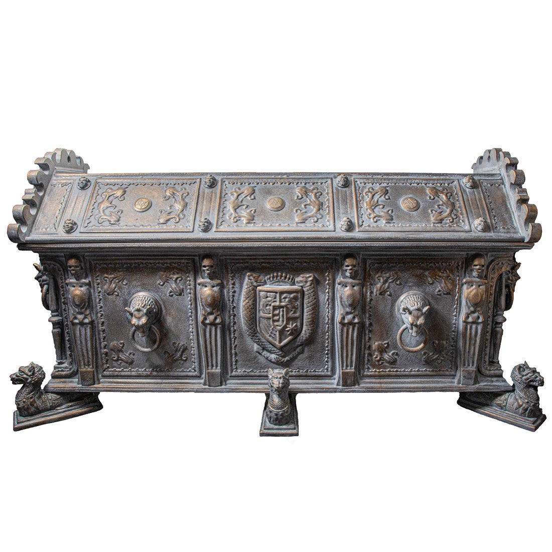 FocusFeatures's tweet photo. Now I lay me down to sleep, I pray the Lord my soul to keep.

The Nosferatu Sarcophagus Bed is now available: https://t.co/jEkzX12bfH https://t.co/58QJkJT3uJ