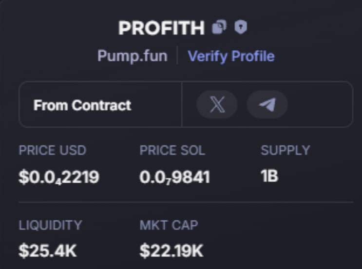 Solboydegen's tweet photo. UPDATE $PROFITH #PROFITH
CA : 6qKtvGariq5BDNdR8um9xPVaHdsFQZscye6PUDrPpump
CALL 22K »»» 1.63M
DONE : 74X
🔗 Join Group Private DM : https://t.co/PTDyOYwAdp https://t.co/QjRWGZFhGO