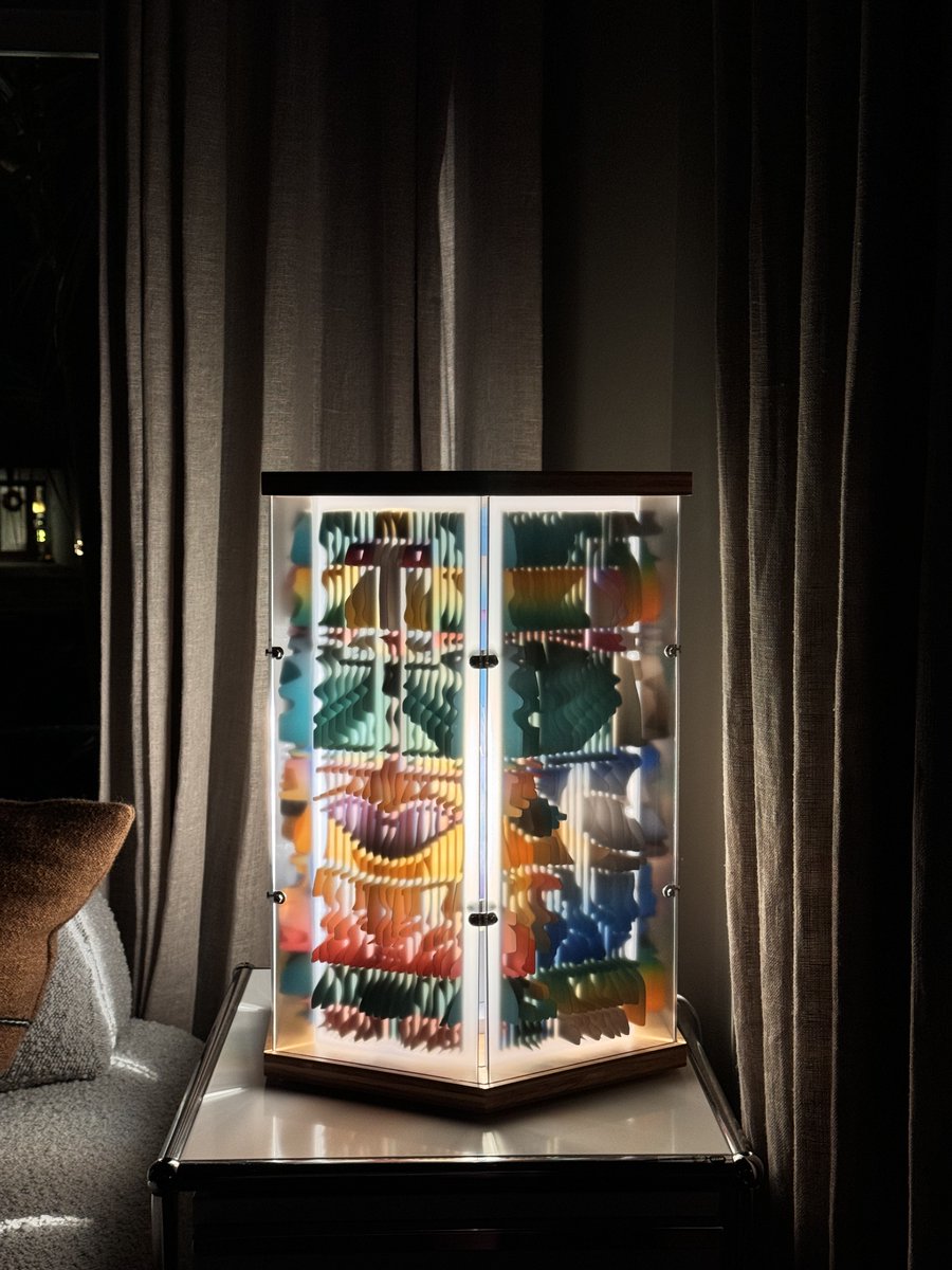 Pablo (@pablorfraile) on Twitter photo The lamp from Bokeh by <a href="/mpkoz/">Michael Kozlowski</a> just arrived, and itās absolutely incredible. This collection beautifully redefines how generative art can step beyond the digital and seamlessly integrate into the physical world
With its interplay of light, form, and algorithmic precision, this The lamp from Bokeh by <a href="/mpkoz/">Michael Kozlowski</a> just arrived, and itās absolutely incredible. This collection beautifully redefines how generative art can step beyond the digital and seamlessly integrate into the physical world
With its interplay of light, form, and algorithmic precision, this