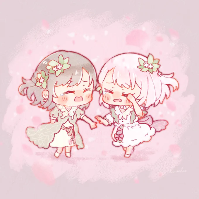 傷だらけの手で、私達はイベントお疲れ様でした……もう、涙が溢れて……………#イラスト #プロセカ  #prsk_FA #1日1絵 #毎日投稿  #東雲絵名 #暁山瑞希 
