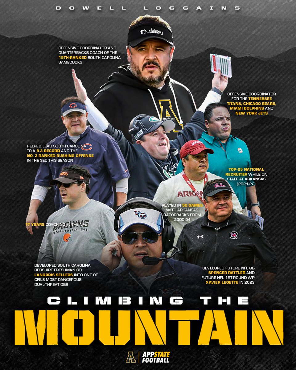 𝐖𝐞𝐚𝐥𝐭𝐡 𝐨𝐟 𝐄𝐱𝐩𝐞𝐫𝐢𝐞𝐧𝐜𝐞 

— 17 seasons of NFL coaching
— Success as an SEC coordinator
— High-level recruiter

#GoApp