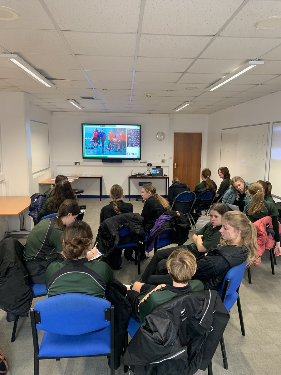 Ralph_Allen_PE's tweet photo. Some of our lovely Year 9 sports leaders taking part in a leadership academy day at Bath University with a focus on improving girls participation in sport @ThisGirlCanUK @RalphAllenBath1 https://t.co/JGzAYsq7Hn