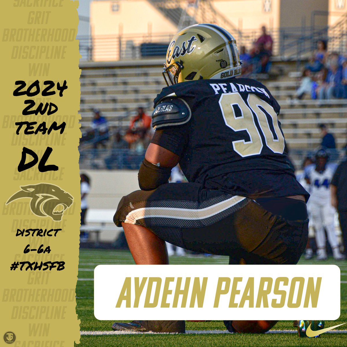 Check out our Defensive 2nd Team All District Players of 2024! #GBH #GoldBlooded