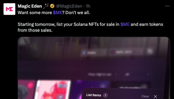 Baerevo's tweet image. I said it once and I&apos;ll say it again, Magic Eden is bad for NFTs