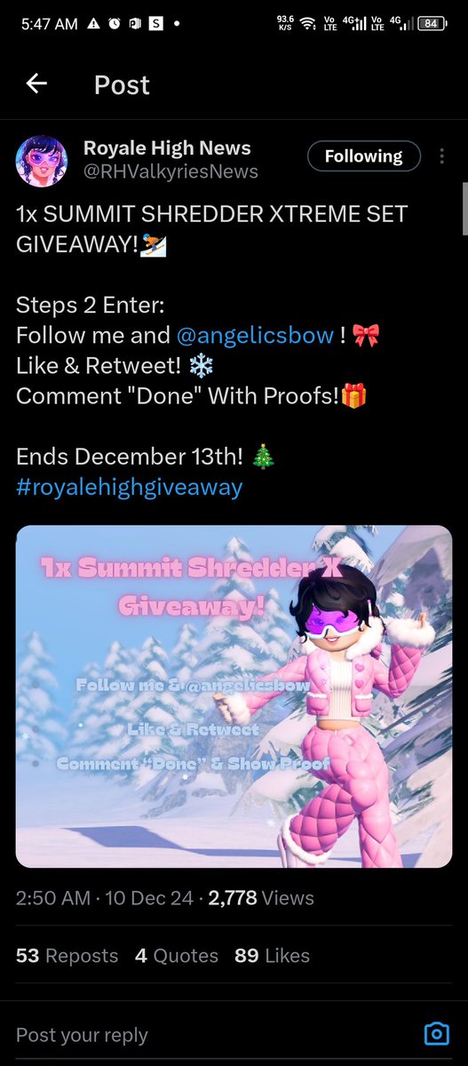 velvetbow20's tweet photo. @RHValkyriesNews @angelicsbow done! https://t.co/Nor9dk089S