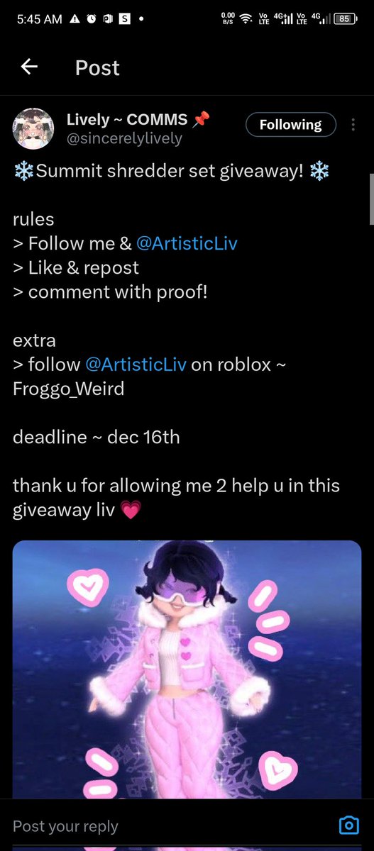 velvetbow20's tweet photo. @sincerelylively @ArtisticLiv done! https://t.co/quyKcZwUQx