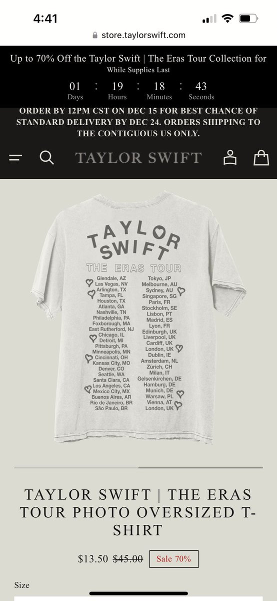 redstarlighttv's tweet photo. this shirt is sooo cute and it’s only $13 rn but it doesn’t have canada on the back? ☹️ https://t.co/ImkcboNq7L