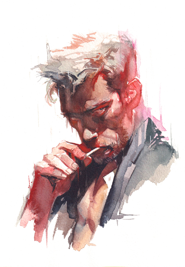 "Advertising has us chasing cars and clothes, working jobs we hate so we can buy shit we don't need..."

except these prints!  Get 'em while Marla's away! itoscaresme.shop 
#tylerdurden <a href="/chuckpalahniuk/">Chuck Palahniuk</a> #fightclub #ファイトクラブ #art #watercolor #painting