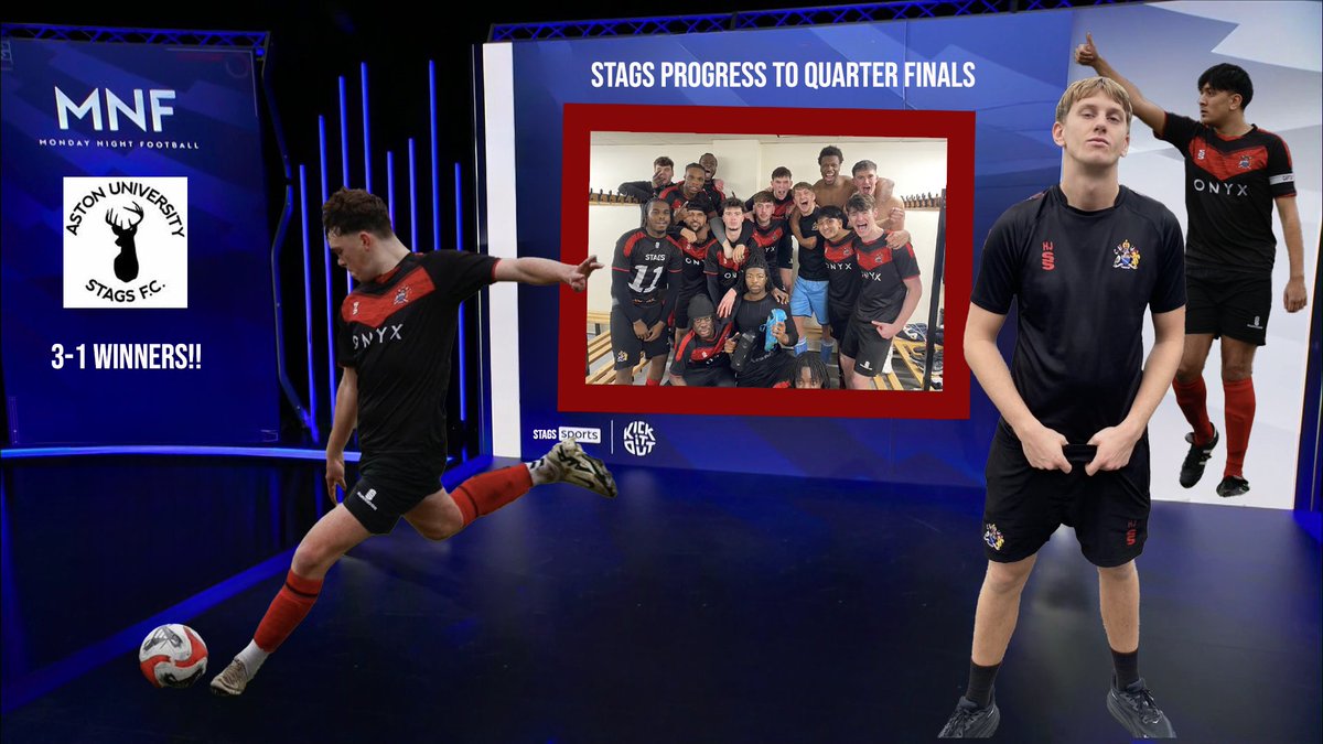 AstonStagsFC's tweet photo. THE STAGS ARE THROUGH TO THE QUARTERS 🚨🚨 https://t.co/8dBvSccNUM
