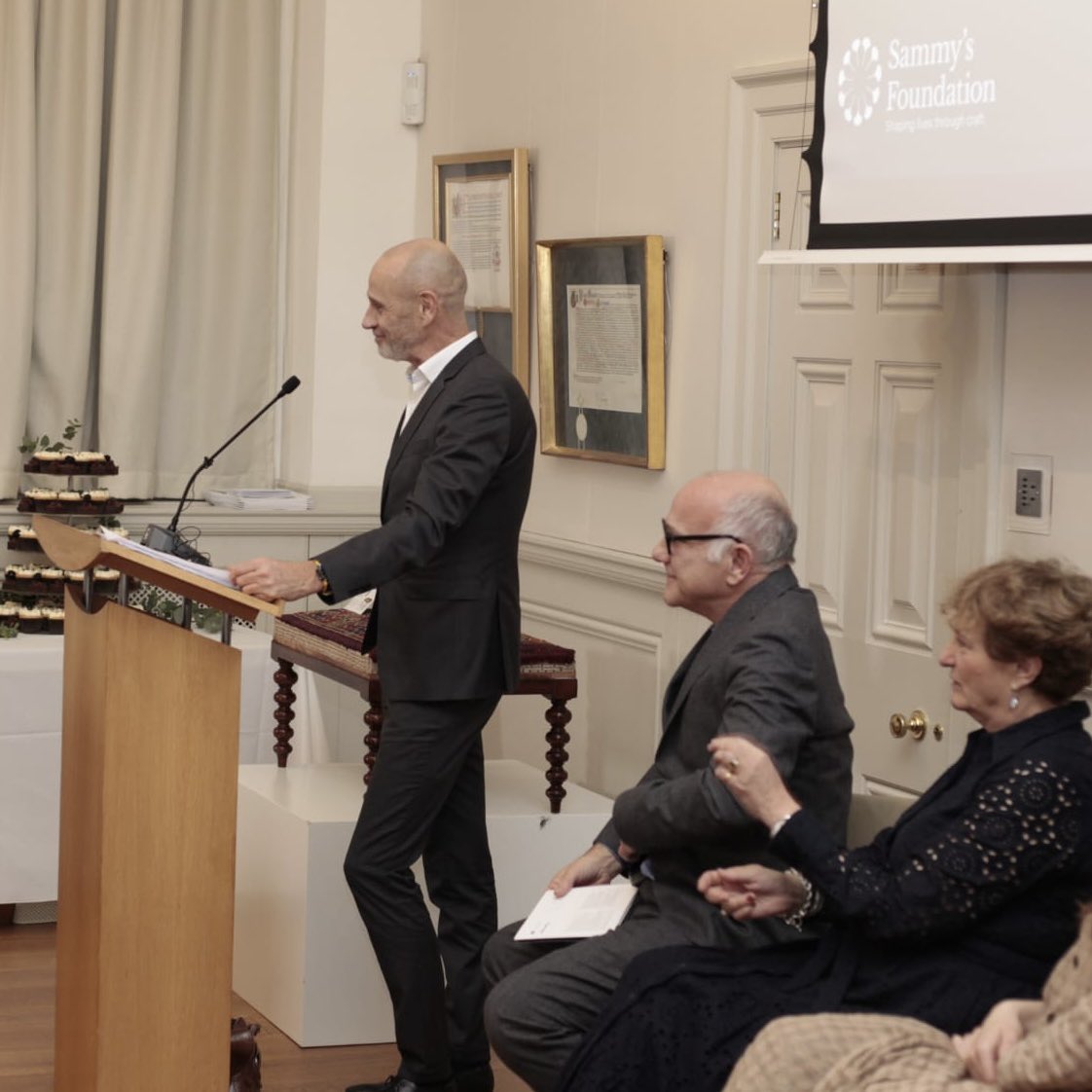 PAlbanStanley's tweet photo. I was honoured to have Evan Davis as keynote speaker at Sammy’s Foundation launch party. What a privilege to hear him speak & for the families and young people to meet him too. So kind of him to give time to @SammysCharity
#EvanDavis #SammysFoundationCharity https://t.co/LhuNJOiTJh