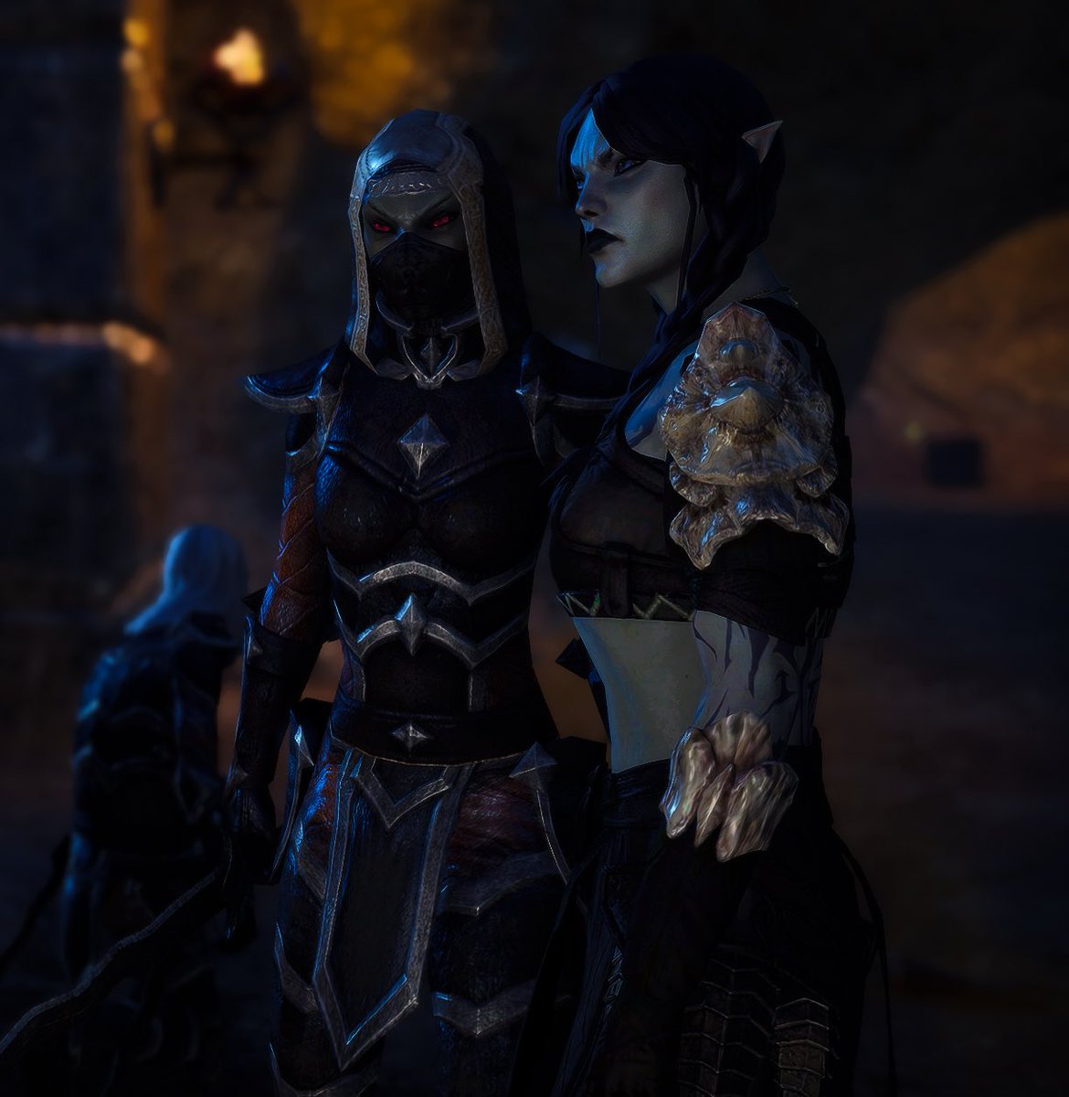 It‘s Naryu Virian and Iidayla Saviom Monday! 🗡️🤭

Thank you <a href="/Eirilys/">Eirilys🌱❄️</a> for the amazing capture! <3 #ESO #ElderScrollsOnline #TESO #TheElderScrolls