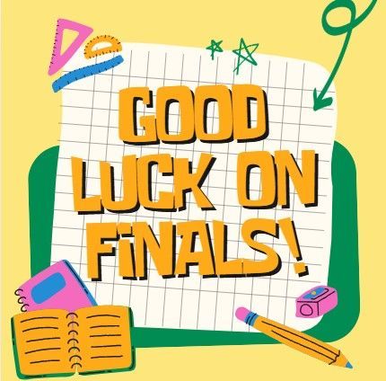 Hey ECHS Scholars - good luck this week.
You. Got. This.