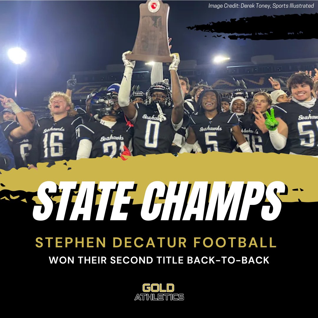 Gold Athletics (@goldathletics) on Twitter photo BIG shoutout to <a href="/decatur_fb/">Decatur Football</a> for going BACK-TO-BACK as MPSSAA Class 2A Football CHAMPIONS! 🏆👏 This squad is a FORCE to be reckoned with—two straight titles and no signs of stopping! Let’s hear it for the champs! 💯 #BackToBackChamps <a href="/RobGoldMDDE/">Rob Lunenfeld</a> BIG shoutout to <a href="/decatur_fb/">Decatur Football</a> for going BACK-TO-BACK as MPSSAA Class 2A Football CHAMPIONS! 🏆👏 This squad is a FORCE to be reckoned with—two straight titles and no signs of stopping! Let’s hear it for the champs! 💯 #BackToBackChamps <a href="/RobGoldMDDE/">Rob Lunenfeld</a>