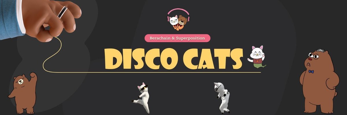 we were able to secure 3GTD and 15FCFS spots for Discocats.
DiscoCats are building multi-layered yield-bearing NFTs on Berachain, and we've snagged some exclusive spots for their upcoming Chapter 1 mint on Kingdomly! 

- Follow <a href="/rektfromfading/">Defi Godess (❖,❖) 🤖ボッ</a> &amp; <a href="/mydiscocats/">DiscoCats ( New Account - MeowFi_ )</a> 
- Like
- Retweet &amp;