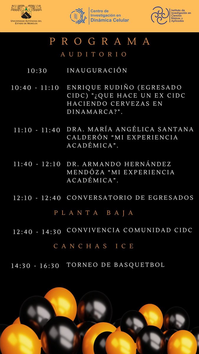 uaemorelos's tweet image. 10° Aniversario del Centro de Investigación en Dinámica Celular #CIDC | #SomosUAEM