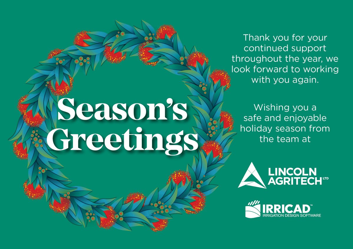 Lincoln Agritech is now closed for the holiday period. We’ll be back on board on January 6. We wish all our clients, colleagues, and friends a merry Christmas &amp; happy New Year, and an enjoyable holiday. See you again in 2025.