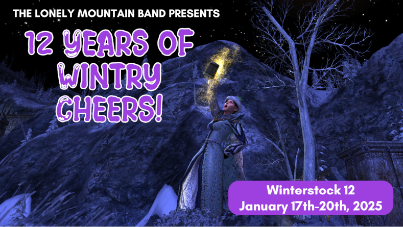 Tulenn_LMB's tweet photo. The Lonely Moutain Band will be presenting Winterstock 12 January 17th-20th, 2025.  Sign-ups will be 12/9/2024 after Ales &amp; Tales (roughly around 10:30 or so EST).  A link to the application will follow once sign-ups are open. https://t.co/feJ5Bax2KA