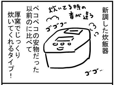 ブログ更新!「新しい炊飯器への不満」https://t.co/1UeCfiLQvi 