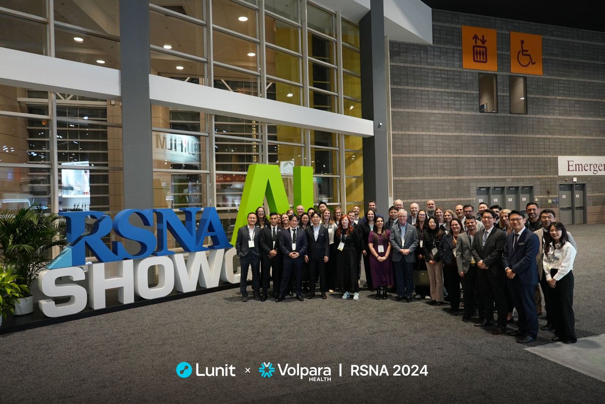 Volpara Health (@volpara) on Twitter photo "Radiologists used to read images on their own?!" 😱
At RSNA, our CEO Teri Thomas spoke with @MedCityNews about how Volpara and <a href="/Lunit_AI/">Lunit Cancer Screening</a> are shaping the future of mammography with AI—bringing smarter tools and sharper insights to radiology.
medcitynews.com/2024/12/why-on… "Radiologists used to read images on their own?!" 😱
At RSNA, our CEO Teri Thomas spoke with @MedCityNews about how Volpara and <a href="/Lunit_AI/">Lunit Cancer Screening</a> are shaping the future of mammography with AI—bringing smarter tools and sharper insights to radiology.
medcitynews.com/2024/12/why-on…