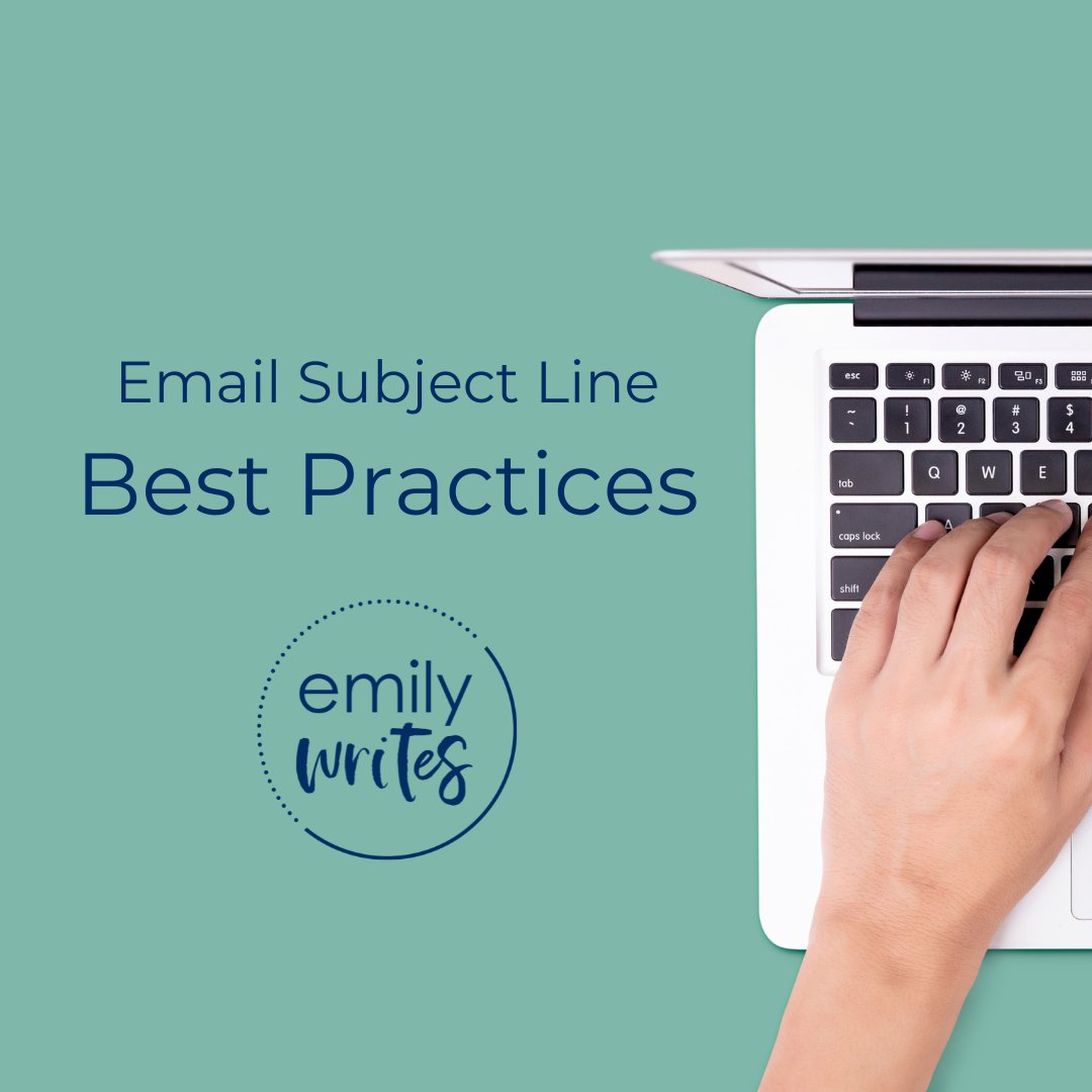 EmilyWritesLLC's tweet photo. What makes a great email subject line?

✔️ Concise
✔️ Accurate to the email content
✔️ Personalized and/or uses an emoji

Get more tips and examples in my free download: https://t.co/8EvsJfkRsU https://t.co/cXKe2OTkeq