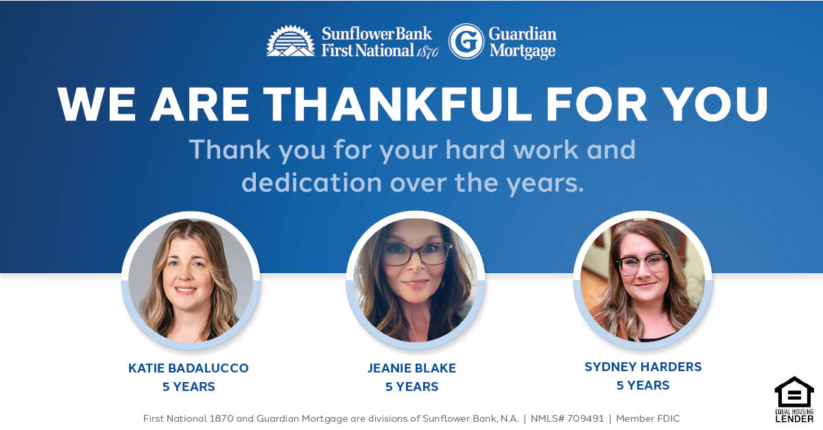 FN1870's tweet photo. We would like to take a moment to recognize these great teammates for their significant professional milestones! Today and every day, we are thankful for your contributions to Creating Possibility. https://t.co/ul66kL4st6