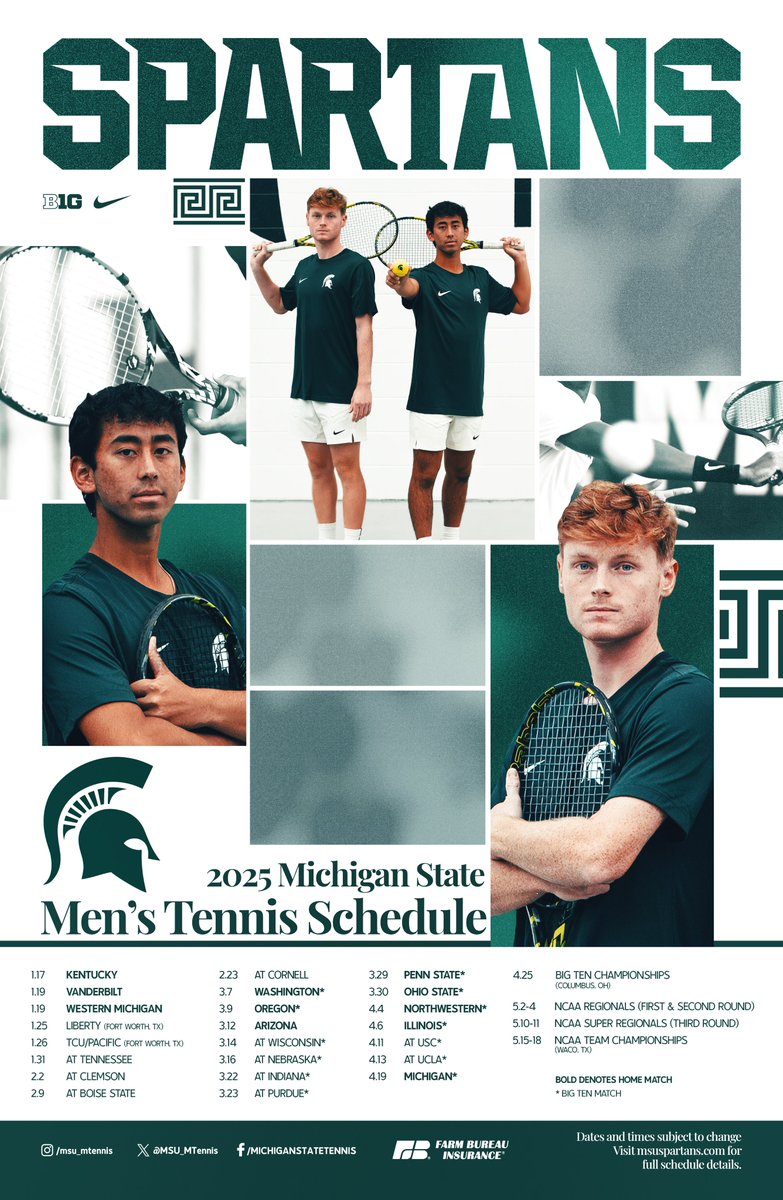 Michigan State Men’s Tennis tweet media