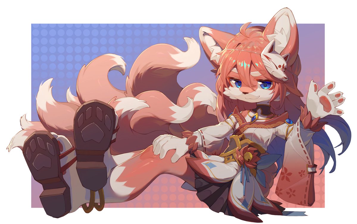 快要到一万关注者了，转发评论此条推文，抽两只画无偿立绘（一万粉开抽）