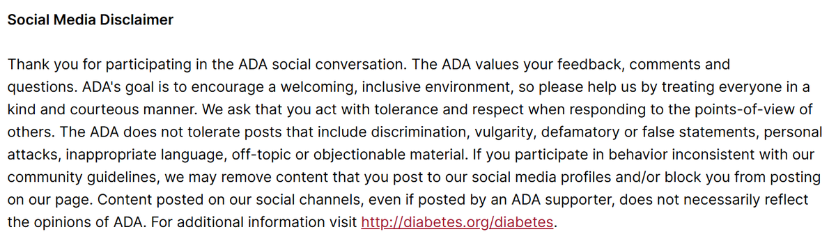 AmDiabetesAssn's tweet photo. Thanks to everyone who shared their stories in the comments and at https://t.co/uujinYNjYV. This is a good time to remind everyone that by engaging with our content, you are agreeing to ADA’s community standards - https://t.co/DICRXWdp1B. Together #WeFight! https://t.co/mmVAmQR72r