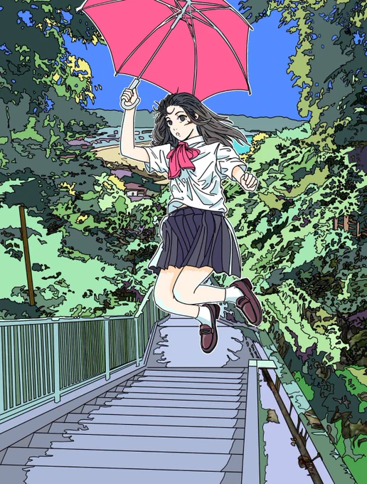 お蔵出し『JUMP』おはようございます。先日の立ち会い業務の代休で今日は午前中お休みです。ぶっちゃけ午後休みの方がありがたいのは間違い無いんですが色々とやることあって休めません既に12月も中盤ヤバいなー今日も良い事沢山あるよ#絵描きさん交流会 #絵描きさんフォロバ100 #art 