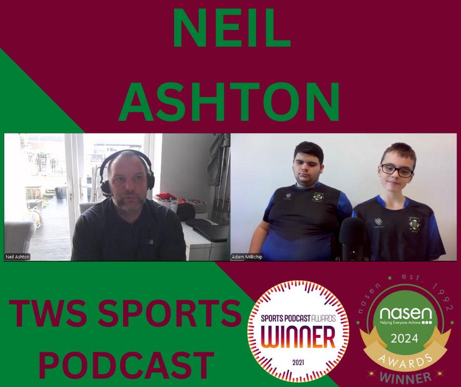 TWS Sports Podcast (@twssportspod) on Twitter photo ⚽️OUT TOMORROW⚽️
The final episode of season 11 of the TWS Sports Podcast sees us chat with former <a href="/shrewsburytown/">Shrewsbury Town FC</a> <a href="/Wrexham_AFC/">Wrexham AFC</a> footballer <a href="/Ashy_number3/">Neil Ashton</a> . In this episode we talk to Neil about:
- Joining #ShrewsburyTown & #Wrexham
- Wembley heart-ache with Shrewsbury & ⚽️OUT TOMORROW⚽️
The final episode of season 11 of the TWS Sports Podcast sees us chat with former <a href="/shrewsburytown/">Shrewsbury Town FC</a> <a href="/Wrexham_AFC/">Wrexham AFC</a> footballer <a href="/Ashy_number3/">Neil Ashton</a> . In this episode we talk to Neil about:
- Joining #ShrewsburyTown & #Wrexham
- Wembley heart-ache with Shrewsbury &