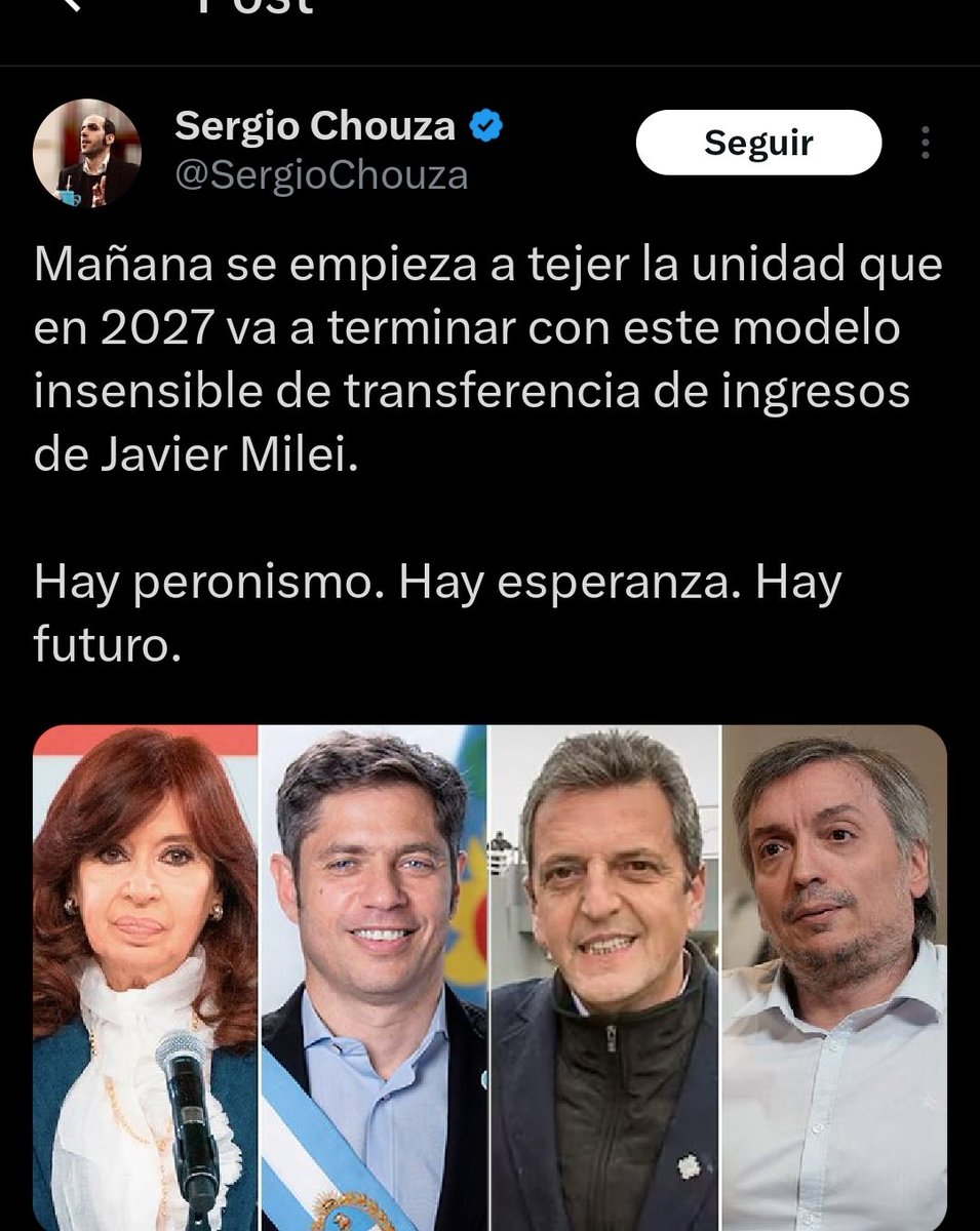 therealbuni's tweet photo. Kukardos : ojito milei que se viene la nueva formula, la renovación del peronismo 😈✌️

La formula : la misma que el 2023/2021/2019/2017/2015/2013/2010/2008/2006.. https://t.co/UNeLIog9f3