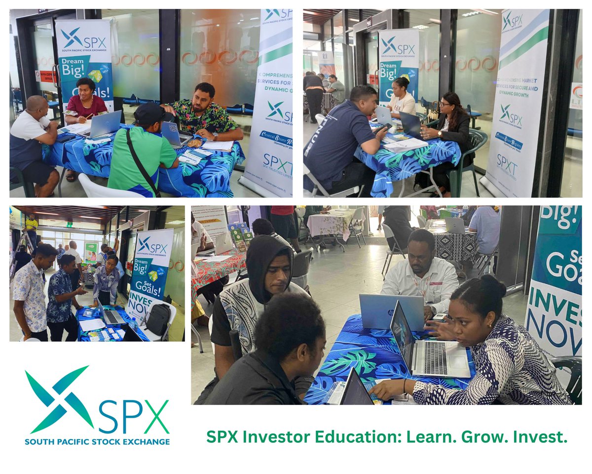 spxfiji's tweet photo. #𝐒𝐏𝐗 𝐚𝐭 𝐭𝐡𝐞 𝐅𝐍𝐏𝐅 𝐑𝐞𝐭𝐢𝐫𝐞𝐦𝐞𝐧𝐭 𝐄𝐱𝐩𝐨 𝟐𝟎𝟐𝟒! Thank you to everyone who visited the SPX booth at the FNPF Retirement Expo 2024. #Fiji #stockmarket https://t.co/6hW83GbY9T