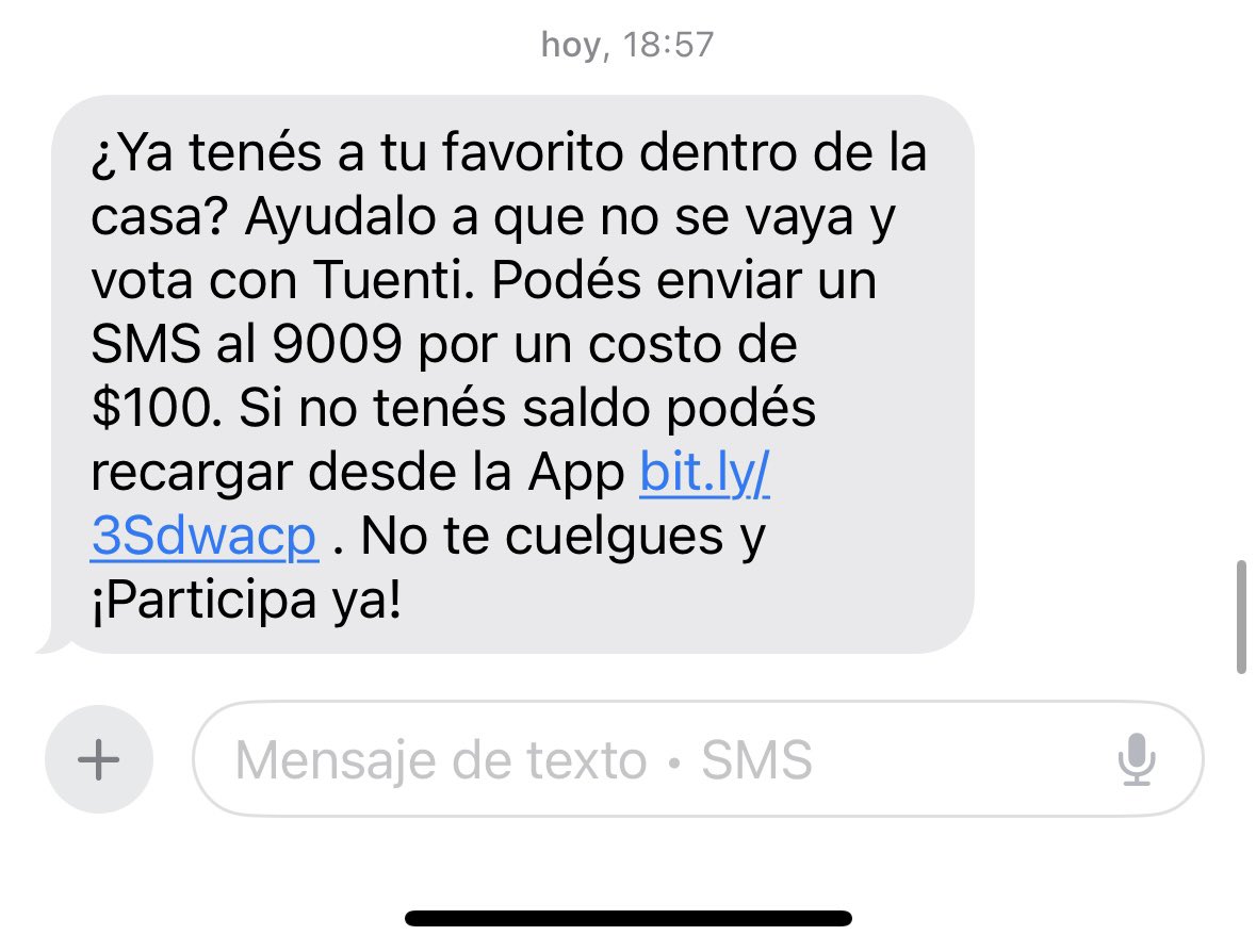 nicolasvi's tweet photo. métete el spam en el orto @TuentiAR https://t.co/7Xy2OuLHRC