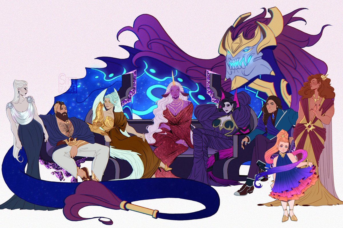 Aurelion  wanted to shrink his height to fit into Targon's family photo because  no one deserved the suffering of having a photo without him present
.
.
#LeagueOfLegends #LeagueOfLegendsFanArt #aurelionsol #zoe