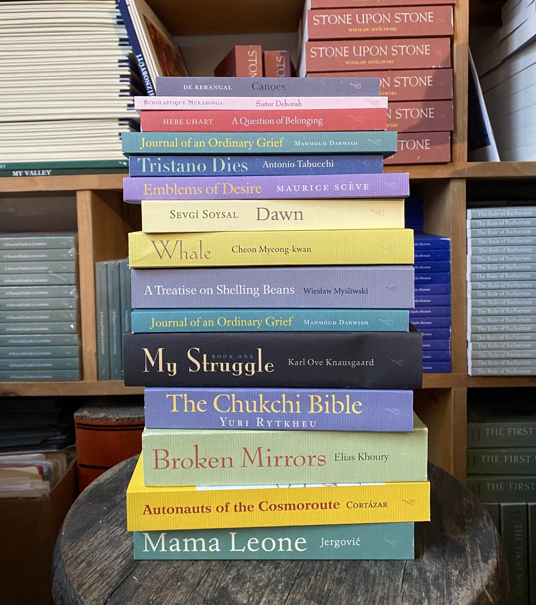 In the spirit of the season, you can now enjoy 40% off our titles with the coupon HOLIDAY40 (thru 12/14). Our tiny team will work tirelessly to bundle your orders up before the end of the month! Happy reading and happy holidays, from all of us at the Archipelago office.