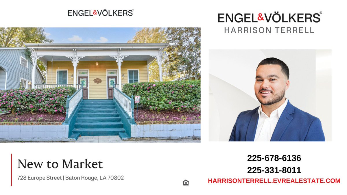 thestandardbr's tweet photo. 𝗡𝗲𝘄 𝗟𝗶𝘀𝘁𝗶𝗻𝗴 𝗶𝗻 𝗕𝗮𝘁𝗼𝗻 𝗥𝗼𝘂𝗴𝗲, 𝗟𝗔 🏡

📍728 Europe Street
💲Offered at $285,000

Step into Baton Rouge history with the Josephine Katie Burg House (AKA Maison Isabella)! ⚜️

More info:https://t.co/C69koxa6p7

#NewListing #BatonRougeRealEstate #EVBatonRouge https://t.co/AmfoW2UhbQ