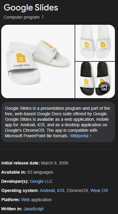 _____rocketman's tweet photo. The first thing that pops up when searching "slides" on @Google search. Try it. https://t.co/7nwyfeX7Bb