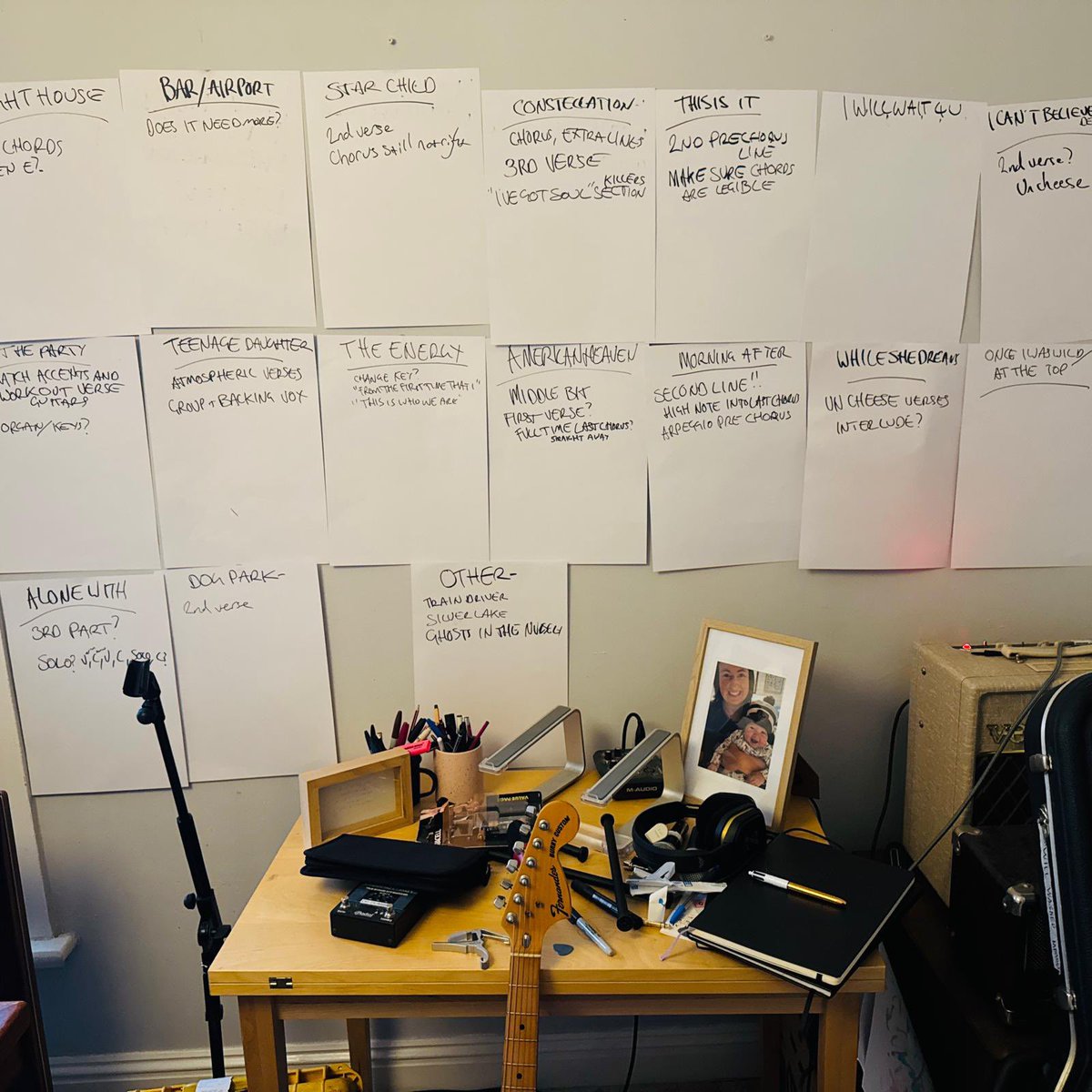 The wall of songs is growing, new album coming soon!