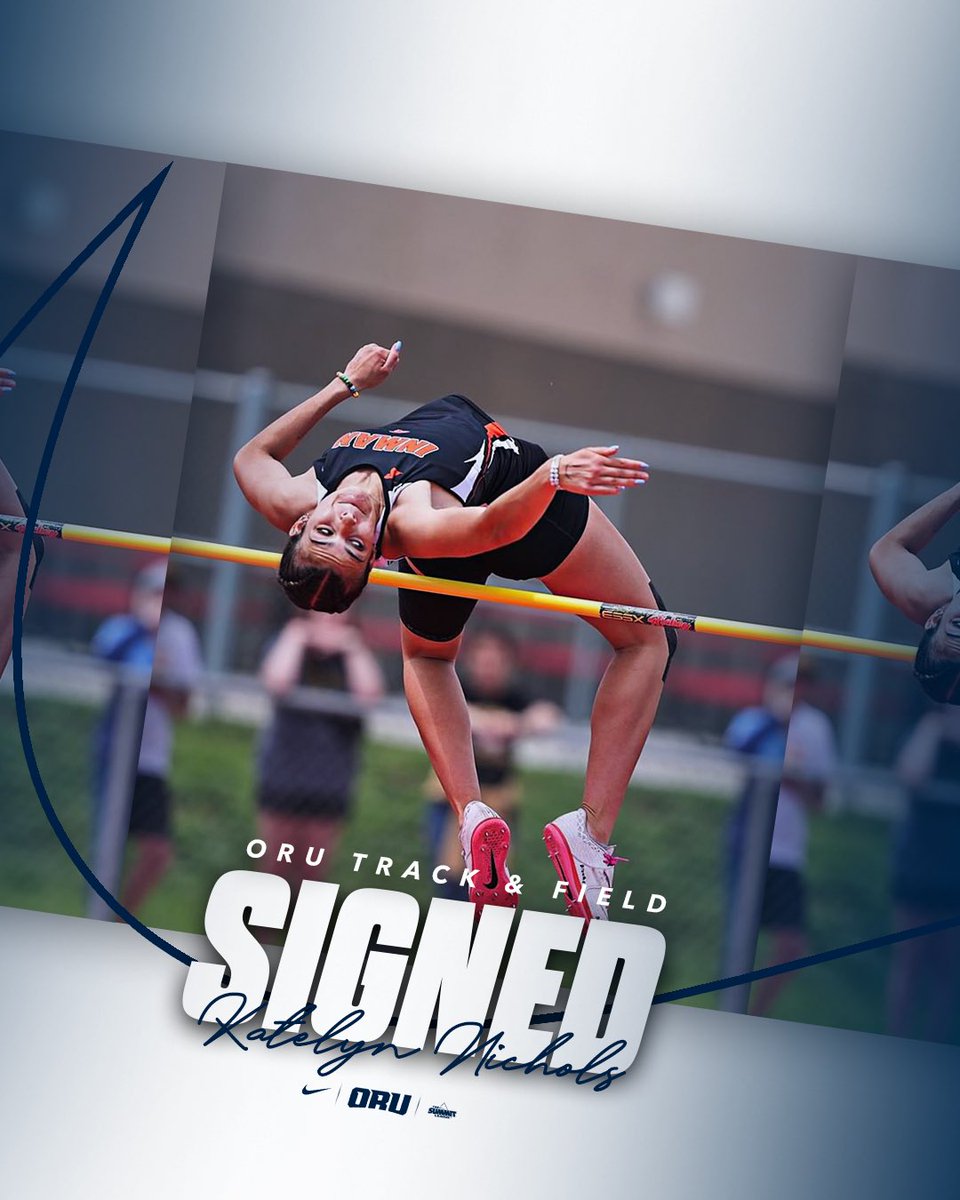 𝙏𝙖𝙠𝙞𝙣𝙜 𝙁𝙡𝙞𝙜𝙝𝙩 𝙩𝙤 𝙏-𝙏𝙤𝙬𝙣 🛫

Welcome to ORU, Katelyn Nichols! 

🏠 Inman, Kansas
📚 Inman High School 
🎽 Jumps

#ORUTrack | #GoldenStandard