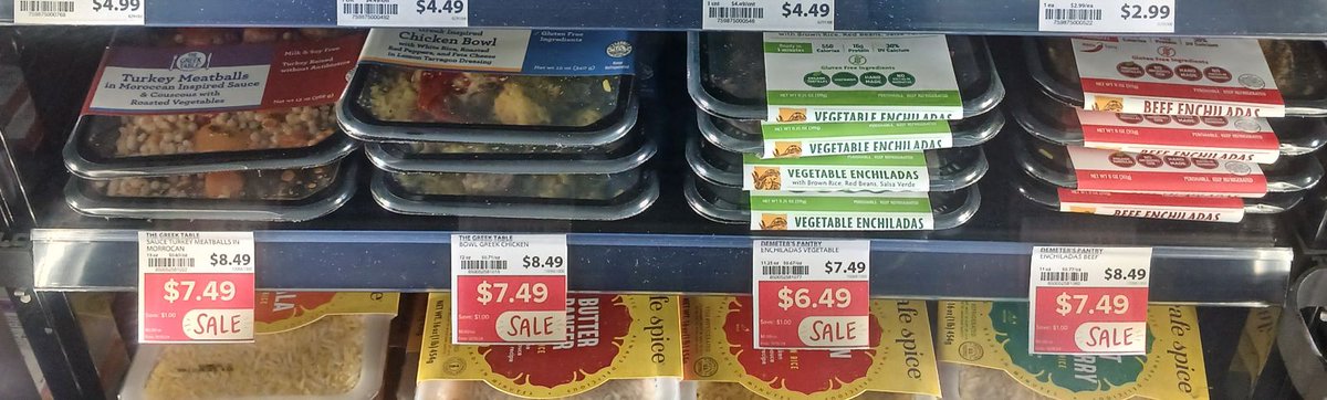 TheGreekTable's tweet photo. Don’t miss out on this sale! Pick up our Grab&amp;Go meals for $1 off at @MOMsOrganicMrkt from 12/7 to 12/21. Enjoy our tasty beef and vegetarian enchiladas in homemade sauces, or our traditional Greek chicken bowl and turkey meatballs from our Greek Table line! https://t.co/jm1E08UjAZ