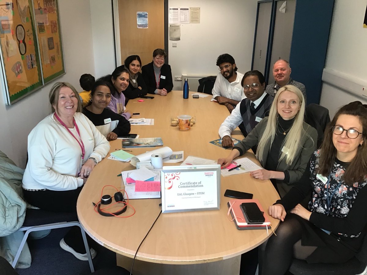EAL Service, Glasgow (@ealglasgow) on Twitter photo The β¦<a href="/EALGlasgow/">EAL Service, Glasgow</a>β© Stem Ambassadors met today β¦<a href="/camstraddenps/">Camstradden Primary</a>β©. It was great to come together and plan β¦<a href="/EqualitiesEdGCC/">Equalities Education Services GCC</a>β© β¦<a href="/SSERCSTEM/">SSERC STEM Programmes</a>β© β¦<a href="/EducationScot/">Education Scotland</a>β© β¦<a href="/GlasgowCC/">Glasgow City Council</a>β© β¦<a href="/FrancineEAL/">EALWOMAN</a>β© #Inspiringdiversityinstem The β¦<a href="/EALGlasgow/">EAL Service, Glasgow</a>β© Stem Ambassadors met today β¦<a href="/camstraddenps/">Camstradden Primary</a>β©. It was great to come together and plan β¦<a href="/EqualitiesEdGCC/">Equalities Education Services GCC</a>β© β¦<a href="/SSERCSTEM/">SSERC STEM Programmes</a>β© β¦<a href="/EducationScot/">Education Scotland</a>β© β¦<a href="/GlasgowCC/">Glasgow City Council</a>β© β¦<a href="/FrancineEAL/">EALWOMAN</a>β© #Inspiringdiversityinstem